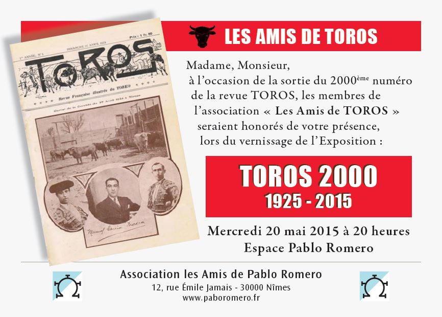 Feria 2015 Invit Toros Print